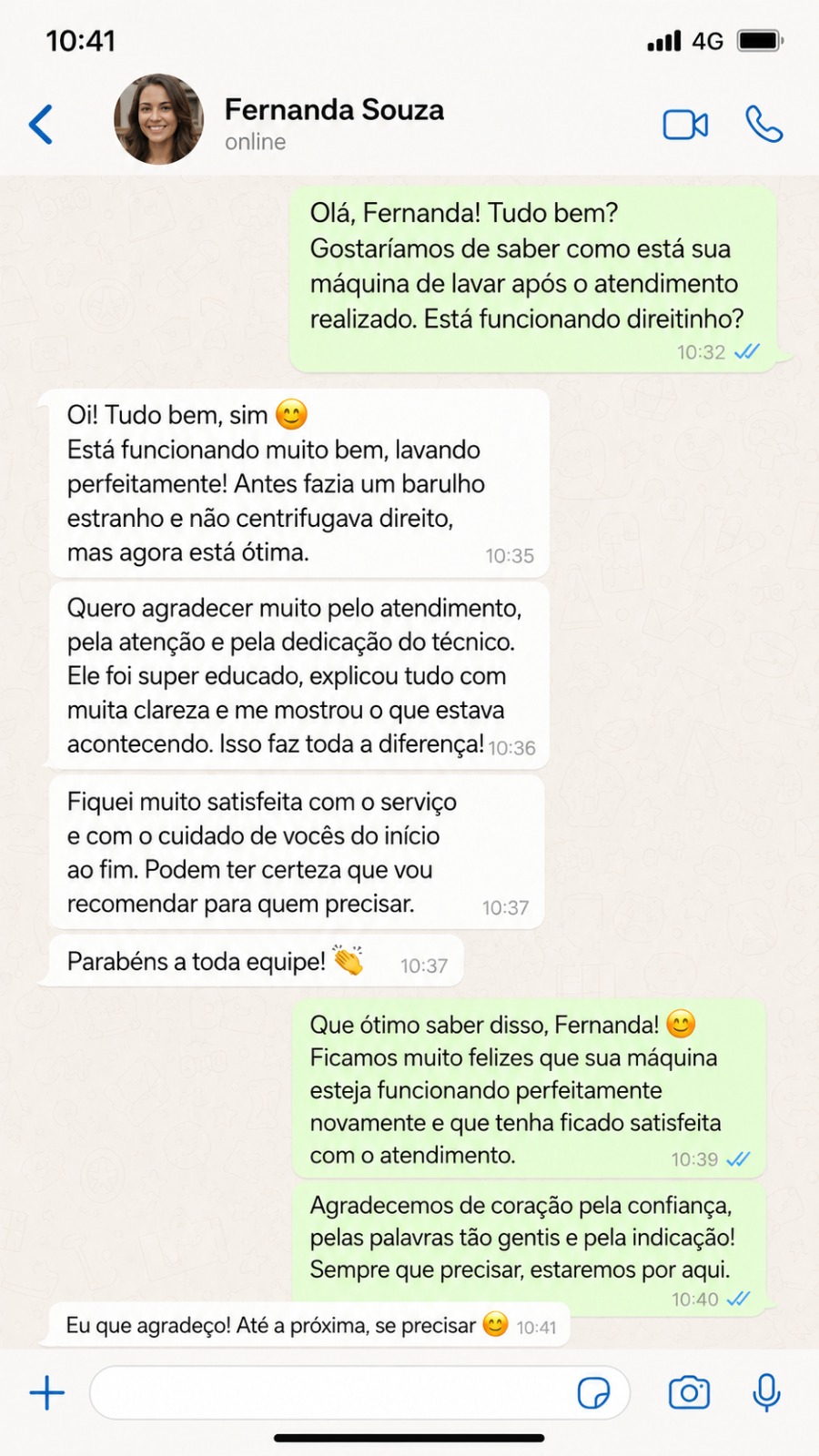 Depoimento de cliente Mavinatec - conversa 6